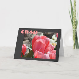 Cartões de Boas-vindas GRAD Graduação Tulipas