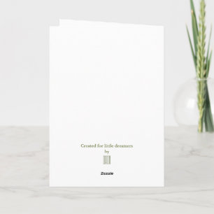 Cartões de Boas-Vindas Personalizados para Berçári