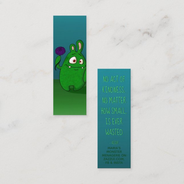 Cartões de bondade Dahlia (Frente/Verso)