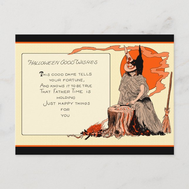 Cartões de Brincadeira Vintage Old Witness (Frente)