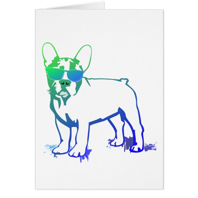 Cartões de Buldogue Franceses (Frente)