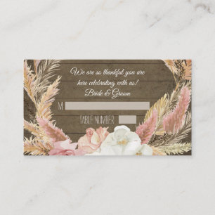 Cartões de cabra de Grass Place Boho Floral Russo