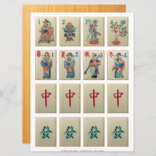 Cartões de caça (1) - Flores, Assentos, Dragões