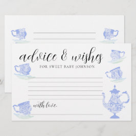 Cartões de cápsula de chá de fraldas Chá China Lac