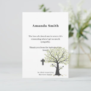 Cartões de Caridade de Comemoração com Árvore