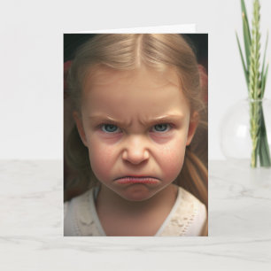 CARTÕES DE CARTÃO DE FUNDO BRAT DE IRMÃ DE ANIVERS