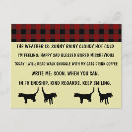 CARTÕES DE CARTÕES DE GATO DE ESCOLHA MÚLTIPLA PAR