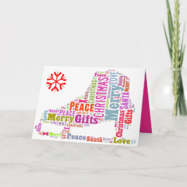 Cartões de cartões de natal - Personalizáveis - Na
