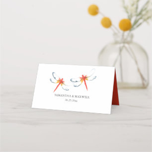 Cartões de Casamento Barras Vermelhas