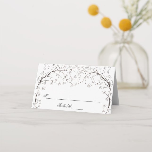 Cartões de Casamento Belos Chuppah (Frente)