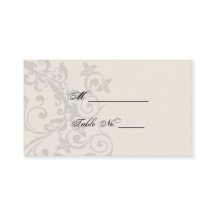 Cartões de Casamento de Carvões e de Ivory Filigre