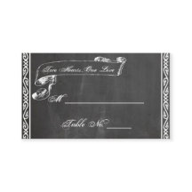 Cartões De Casamento De Chalkboard Posh