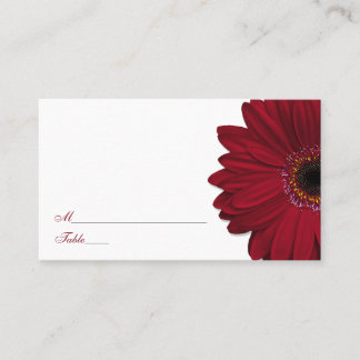 Cartões de Casamento de Daisy Daisy, Gérber Vermel
