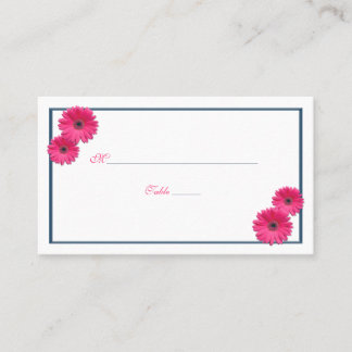 Cartões de Casamento de Gerbera Daisy, Rosa