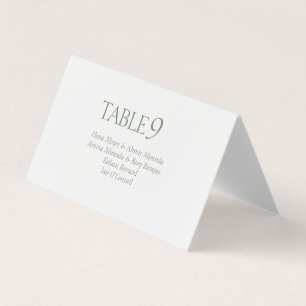 Cartões de Casamento de Monograma Verde Elegante D