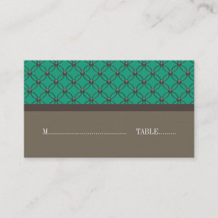 Cartões de Casamento de Rico Emerald Lattice