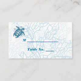 Cartões de Casamento de Tartaruga Aqua Love