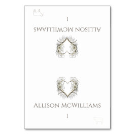 Cartões De Casamento-Flores De Ícones De Carne