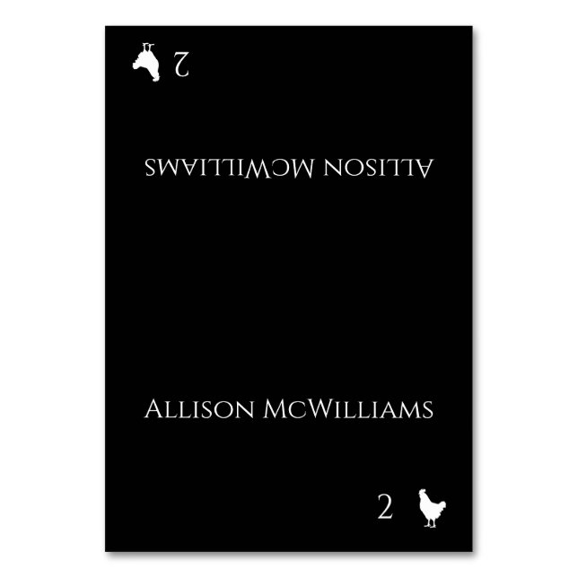 Cartões de casamento - Ícone de aves de capoeira-P (Frente)
