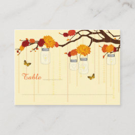 Cartões de Casamento Moderno de Autumn Dahlia Bran