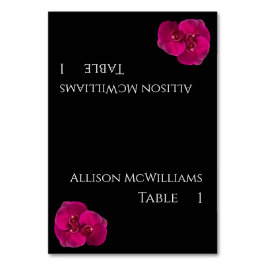 Cartões de Casamento — Preto Fuchsia Branco