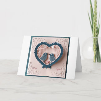 Cartões de casamento românticos celebrando o amor