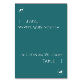 Cartões de Casamento-Vegetariano-Esmeralda Verde-