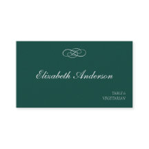 Cartões de Casamento Verde Emerald