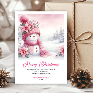 Cartões de Cena de Natal Imprimível de Boneco de N