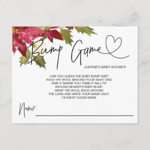 Cartões de Chá de fraldas de Natal