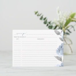 Cartões de chá de panela com Cinza azul poeirento