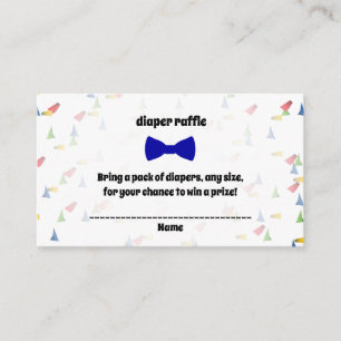 Cartões de Chá Fralda de  de Tie Baby Boy Arco