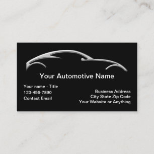 Cartões de Chamada do Tema da Empresa Automotiva l