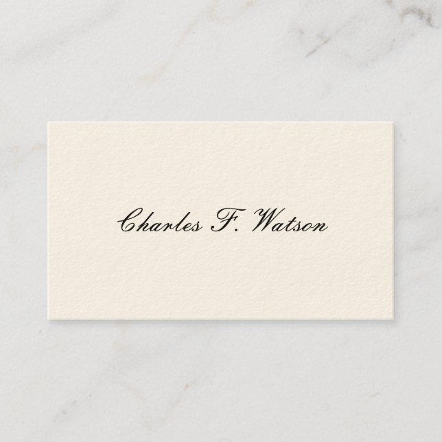 Cartões de Chamada Vitorianos de Cavalheiros (Frente)