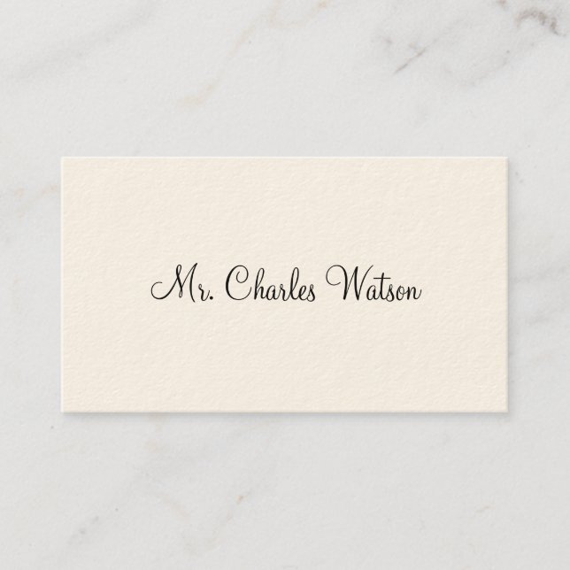 Cartões de Chamada Vitorianos de Cavalheiros (Frente)