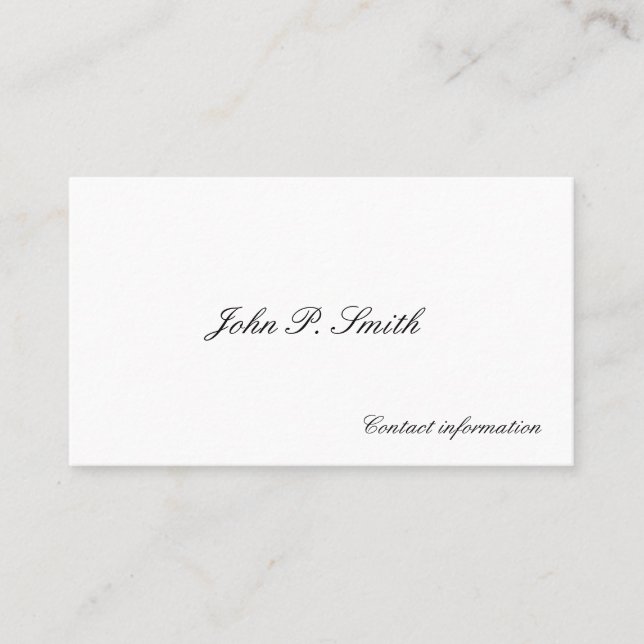 Cartões de Chamada Vitorianos Masculinos (Frente)