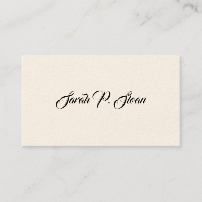 Cartões de Chamada Vitorianos Simples (Frente)