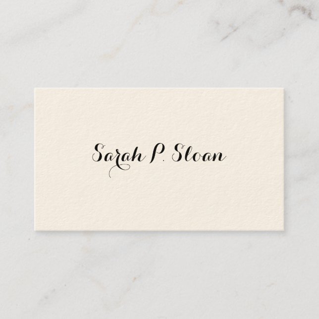 Cartões de Chamada Vitorianos Simples (Frente)