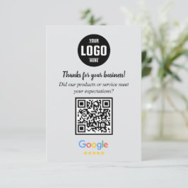 Cartões de Código QR de Avaliação do Google | Agra