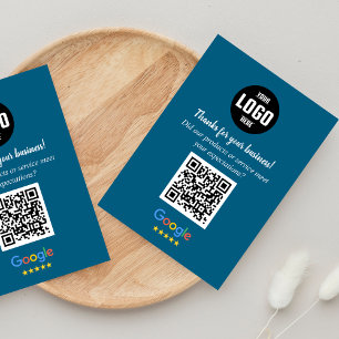 Cartões de Código QR de Avaliação do Google Agra