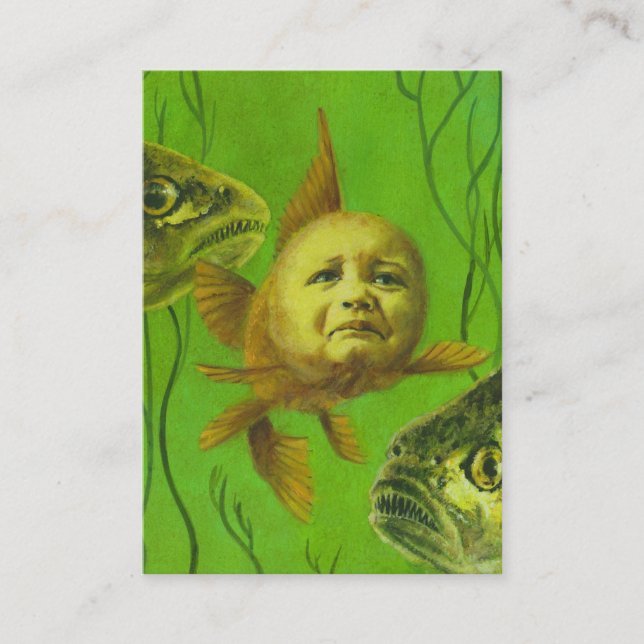Cartões de Comércio de Bebês Mutantes ACEO Goldfis (Frente)
