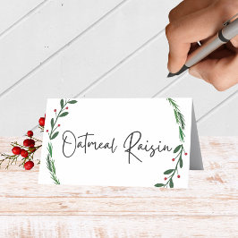 Cartões de Comida, de bebida ou de lugar para jard