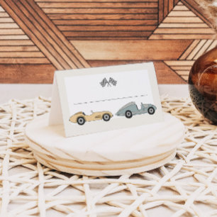 Cartões de Comida do Buffet da placa de corrida MA