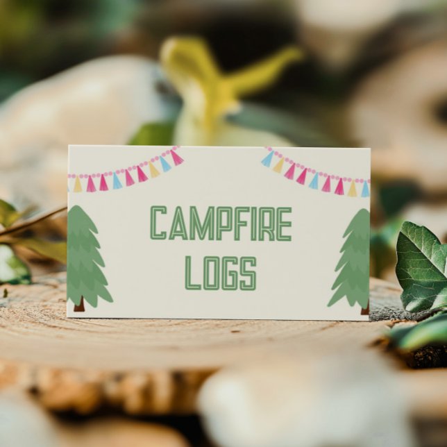 Cartões de Comida para acampamento (Criador carregado)