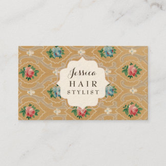 Cartões de Compromisso do Cabelo de Wallpaper Vint