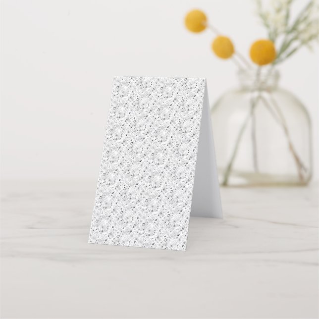 Cartões de Compromisso Dobráveis | Design Floral E (Verso)