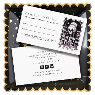 Cartões de Compromisso Técnicos Tarot Nail