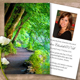 Cartões de condolências de Oração Memorial da Flor