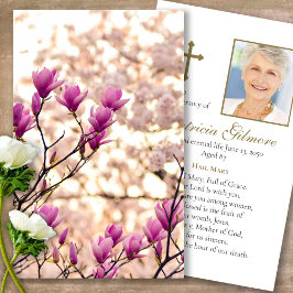 Cartões de condolências de Oração Memorial da Magn