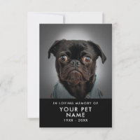 Cartões de condolências Pet